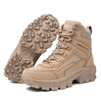Походные ботинки Topfight с высоким берцем для мужчин и женщин, армейская обувь для рыбалки на открытом воздухе, противоскользящие ботильоны, тактические военные ботинки спецназа