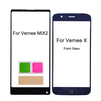 Для Vernee Mix 2 Панель с сенсорным экраном Mix2 для Vernee X Замена крышки передней стеклянной панели экрана